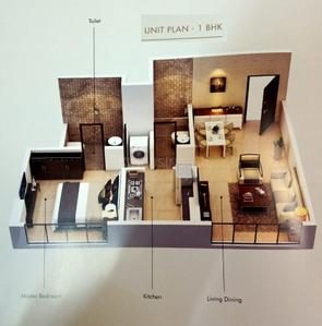 Project Image of 439.0 - 680.0 Sq.ft 1 BHK Apartment for buy in Parsh 66 Palazzio