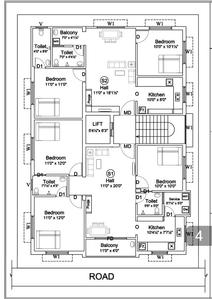 Vinoth Elite Elite Cluster Plan for 2nd Floor 2