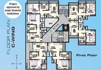 Project Image of 0.0 - 580.0 Sq.ft 1 BHK Apartment for buy in DBR Dias Residency Park