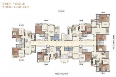 Project Image of 415.49 - 767.57 Sq.ft 1 BHK Apartment for buy in Paradise Sai World Dreams Phase 1