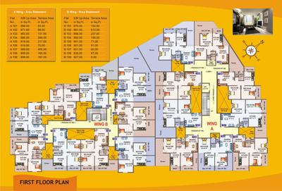 Project Image of 863.0 - 998.0 Sq.ft 2 BHK Apartment for buy in Techops Techops Height