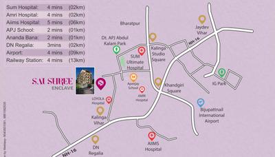 Project Image of 1257.0 - 1577.0 Sq.ft 2 BHK Apartment for buy in Abhyant Sai Shree Enclave