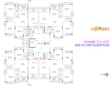 Project Image of 1018.05 - 1724.49 Sq.ft 3 BHK Apartment for buy in Shyamal Harishyam
