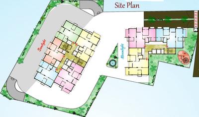 Project Image of 1025.0 - 1470.0 Sq.ft 2 BHK Apartment for buy in Sunlight Moonlight