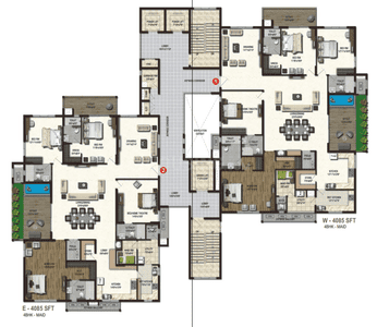 Project Image of 1890.0 - 4085.0 Sq.ft 3 BHK Apartment for buy in Lansum Etania