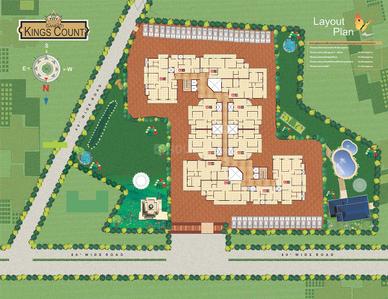 Project Image of 1100.0 - 2350.0 Sq.ft 2 BHK Apartment for buy in Ganpati Kings County