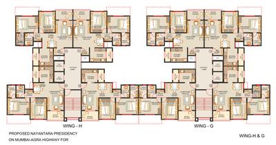 Project Image of 814.0 - 1876.0 Sq.ft 1 BHK Apartment for buy in Nayantara Presidency