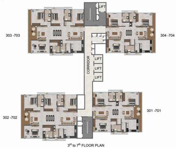 Project Image of 2386.0 - 3917.0 Sq.ft 3 BHK Apartment for buy in Casagrand GS Infinity