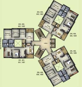 Project Image of 686.74 - 780.16 Sq.ft 2 BHK Apartment for buy in Kumar Palmcrest
