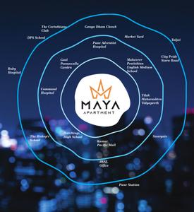 Project Image of 716.02 - 1056.51 Sq.ft 2 BHK Apartment for buy in ATK Maya Apartment