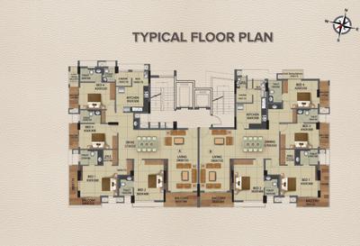 Project Image of 2554.0 - 2818.0 Sq.ft 4 BHK Apartment for buy in Skyline The One
