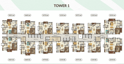 Project Image of 1075.0 - 2400.0 Sq.ft 2 BHK Apartment for buy in Cybercity Westbrook