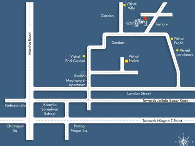 Project Image of 644.87 - 904.6 Sq.ft 2 BHK Apartment for buy in Agastya Vishal Glory