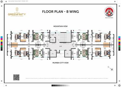 Project Image of 0.0 - 535.0 Sq.ft 2 BHK Apartment for buy in Ajmera Greenfinity Building No 6 Wing A And B