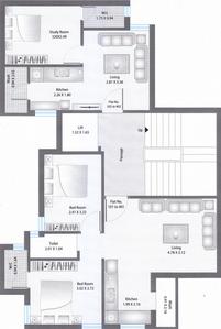 Project Image of 156.4 - 444.98 Sq.ft 1 RK Apartment for buy in Uday Apartment