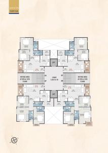 Project Image of 1162.0 - 1534.0 Sq.ft 2 BHK Apartment for buy in Vraj Wind Space
