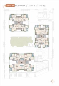Project Image of 1116.0 - 1565.0 Sq.ft 3 BHK Apartment for buy in Shree Aarna Sky Waves