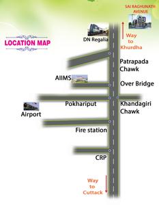 My Nest Sri Bhulaxmi Sai Raghunath Avenue Location Plan 1