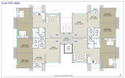 Project Image of 300.31 - 530.0 Sq.ft 1 BHK Apartment for buy in Shukan Bhavya Resi Plaza