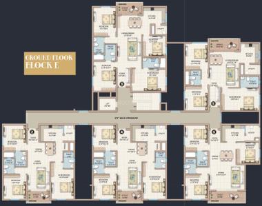 Project Image of 1640.0 - 2270.0 Sq.ft 3 BHK Apartment for buy in SB Skanda Lake Front