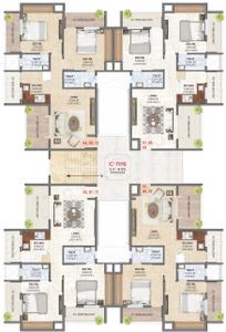 Project Image of 411.0 - 999.0 Sq.ft 1 BHK Apartment for buy in Karda Hari Sparsh Phase III