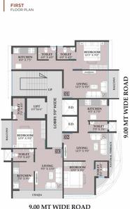 Project Image of 357.25 - 423.24 Sq.ft 1 BHK Apartment for buy in Reddys Crown