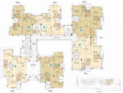Project Image of 1244.0 - 1737.0 Sq.ft 2 BHK Apartment for buy in Appaswamy Habitat