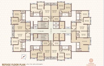 Project Image of 713.97 - 936.14 Sq.ft 2 BHK Apartment for buy in Cllaro Urban Grandeur
