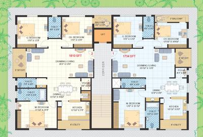 Project Image of 1734.0 - 1810.0 Sq.ft 3 BHK Apartment for buy in HSR Venkata Rama Serenity