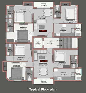 Project Image of 892.0 - 1297.0 Sq.ft 2 BHK Apartment for buy in MP Rue Radiale Ph 1