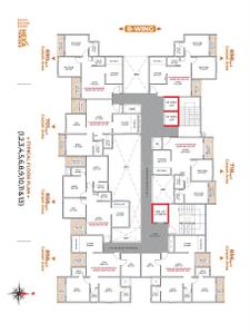 Project Image of 468.55 - 858.0 Sq.ft 2 BHK Apartment for buy in DML Hexa Towers