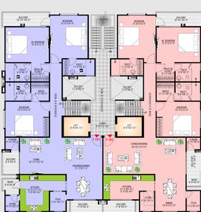 Project Image of 1706.0 - 1714.0 Sq.ft 3 BHK Apartment for buy in Okay Plus Satya Palace