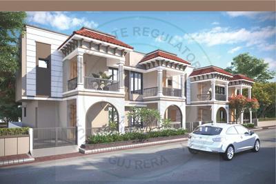 Somnath Harsiddhi Villa Elevation 1