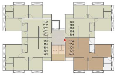 Project Image of 0.0 - 860.57 Sq.ft 3 BHK Apartment for buy in Siddhi Priya Akriti Opulence