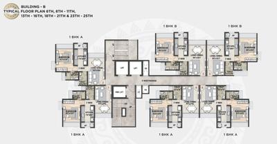 Project Image of 401.92 - 797.61 Sq.ft 1 BHK Apartment for buy in Shree Tisai Grand