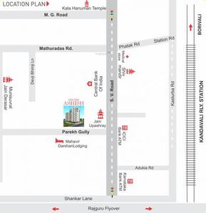 Project Image of 930 Sq.ft 3 BHK Apartment / Flat for sale in Kandivali West for Rs. 27000000