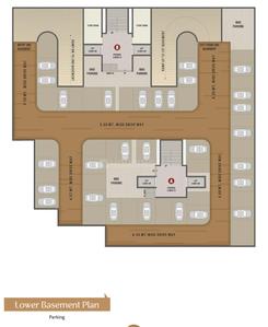 Project Image of 0.0 - 858.21 Sq.ft 3 BHK Apartment for buy in A And J Twin Towers