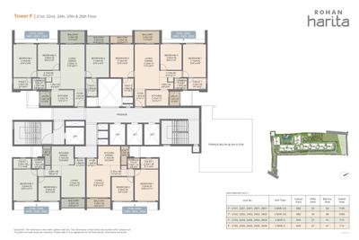 Project Image of 714.0 - 1740.0 Sq.ft 2 BHK Apartment for buy in Rohan Harita Phase 1
