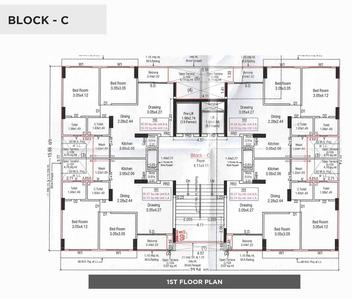 Project Image of 0.0 - 611.17 Sq.ft 2 BHK Apartment for buy in Bansidhar Jaldeep Trident
