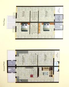 Hemal Naranbhai Kantam Row Houses Cluster Plan 1