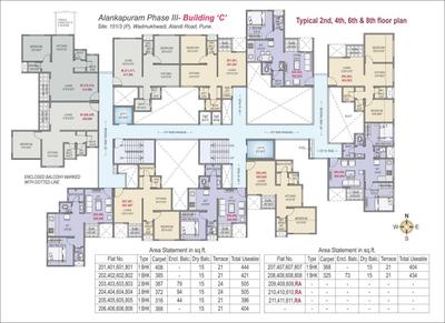 Project Image of 316.0 - 472.0 Sq.ft 1 BHK Apartment for buy in RK Alankapuram Ph 3 B And C Building