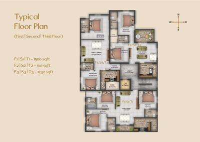 Project Image of 1101.0 - 1500.0 Sq.ft 2 BHK Apartment for buy in KVR Sree Padmalayam