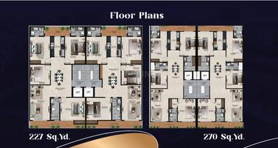 Project Image of 2043.0 - 2430.0 Sq.ft 4 BHK Apartment for buy in Laburnum Victory Floors 88A