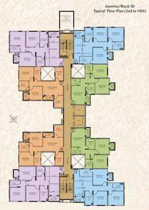 Project Image of 800.0 - 1288.0 Sq.ft 2 BHK Apartment for buy in Siddha Waterfront Phase II
