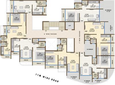 Project Image of 164.0 - 296.0 Sq.ft 1 RK Apartment for buy in RK Vaishnavi Pride