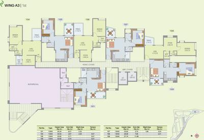 Project Image of 299.0 - 471.0 Sq.ft 1 BHK Apartment for buy in Nirman Brookefield Willows A3
