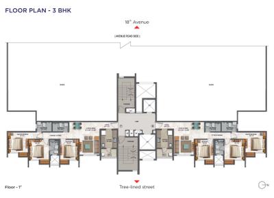 Project Image of 1262 Sq.ft 3 BHK Apartment / Flat for sale in Dombivli East for Rs. 13600000