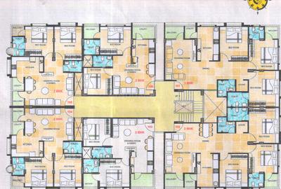 Vrajdham Vrajdham Vrajdham Cluster Plan from 1st to 4th Floor 1