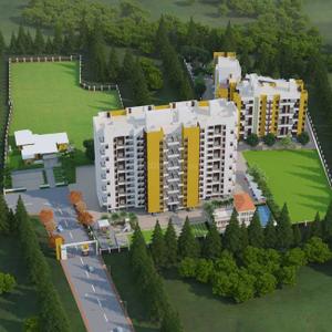 Project Image of 369.0 - 548.0 Sq.ft 1 BHK Apartment for buy in Cozy Corner