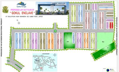 Project Image of 658.0 - 3900.0 Sq.ft Residential Plot Plot for buy in Gokul Enclave